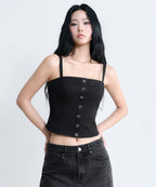 MUSINSA STANDARD WOMAN Bustier Top for Women - Black