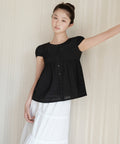MUSINSA STANDARD WOMAN MUSINSA STANDARD WOMAN Babydoll Blouse Black