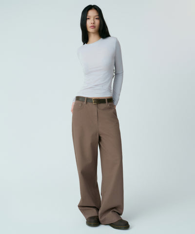 MUSINSA STANDARD WOMAN Cotton Extra Wide Pants (Size Option)