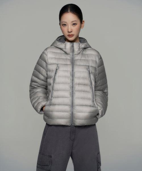 MUSINSA STANDARD WOMAN MUSINSA STANDARD WOMAN Padded Jacket Light Gray