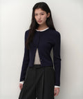 MUSINSA STANDARD WOMAN MUSINSA STANDARD WOMAN Women's Cable Round Neck Cardigan (Size)