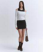 MUSINSA STANDARD WOMAN MUSINSA STANDARD WOMAN Women's slim off-shoulder cardigan (size XS)