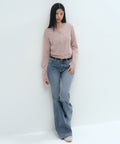 MUSINSA STANDARD WOMAN MUSINSA STANDARD WOMAN Sheer Round Neck Cardigan [Indian Pink]
