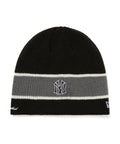 THISISNEVERTHAT THISISNEVERTHAT TNT STRIPE BEANIE Black