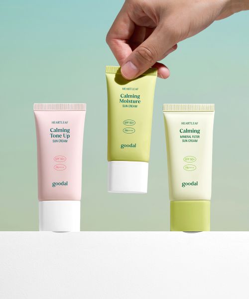 goodal [SET] Goodal Gotu Babica Moisture/Moisture Tone-Up/Green Tone-Up/Mineral Sunscreen 50ml + Min