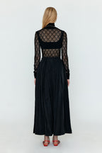 EENK WICOLE Flared Maxi Skirt - Black