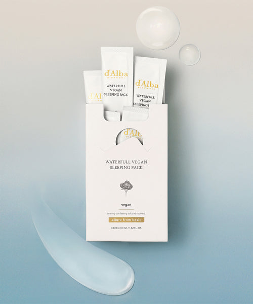 D'ALBA D'ALBA Waterful Vegan Sleeping Pack 1BOX (4ml*12)