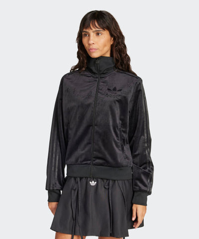 ADIDAS Velor Track Top - Black