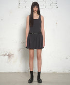 MUSINSA STANDARD WOMAN MUSINSA STANDARD WOMAN Women's Cotton Flare Mini Dress Dark Gray