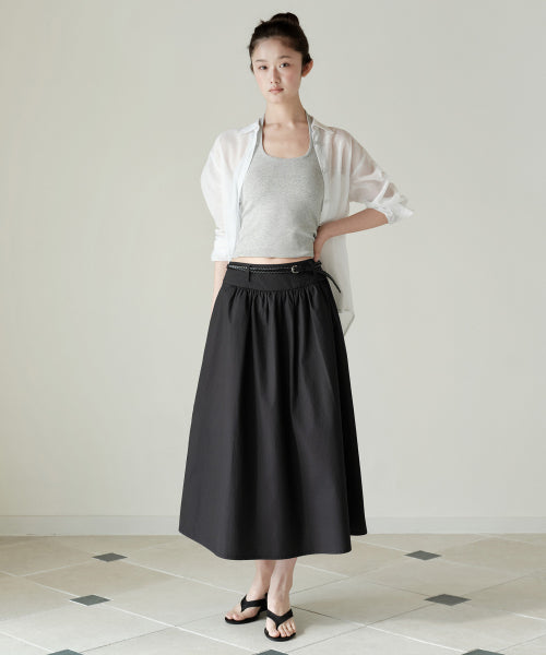 MUSINSA STANDARD WOMAN MUSINSA STANDARD WOMAN Women's Skirt Black