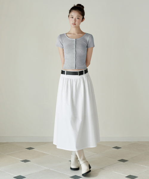 MUSINSA STANDARD WOMAN MUSINSA STANDARD WOMAN Women's Skirt Low Waist Long