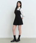 MUSINSA STANDARD WOMAN MUSINSA STANDARD WOMAN Women's Slim Pleated Mini Dress (Black)