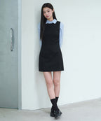 MUSINSA STANDARD WOMAN MUSINSA STANDARD WOMAN Women's Sleeveless Formal Mini Dress (Black)
