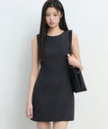 MUSINSA STANDARD WOMAN MUSINSA STANDARD WOMAN Women's Sleeveless Formal Mini Dress (Gray)