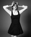 MUSINSA STANDARD WOMAN Pleated Mini Dress - Black