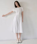 MUSINSA STANDARD WOMAN MUSINSA STANDARD WOMAN Women's Poplin Puff Sleeve Long Dress (Size S)