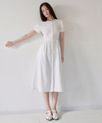 MUSINSA STANDARD WOMAN MUSINSA STANDARD WOMAN Women's Poplin Puff Sleeve Long Dress (Size S)