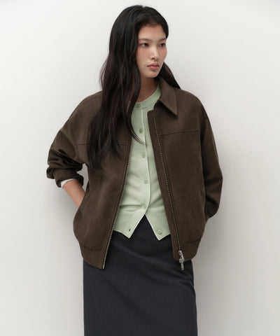 MUSINSA STANDARD WOMAN Jacket Dark Brown