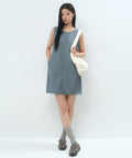 MUSINSA STANDARD WOMAN MUSINSA STANDARD WOMAN Women's Mini Dress Grayish Blue