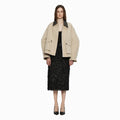 YCH COTTON BLENDED HUNTING JACKET BEIGE (W24OT0161BE)