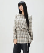 MIXXO MIXXO Shirring Flare Mini Dress C