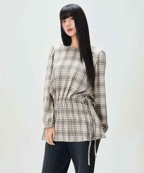 MIXXO MIXXO Shirring Flare Mini Dress C