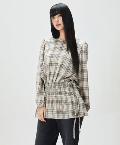 MIXXO Shirring Flare Mini Dress C