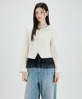 MIXXO MIXXO Wool Blend Jacket Blouse