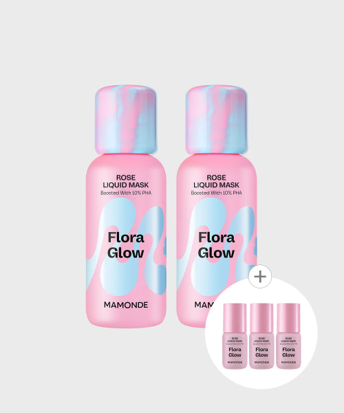 MAMONDE Flora Glow Rose Liquid Mask 80ml x2