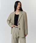 MUSINSA STANDARD WOMAN MUSINSA STANDARD WOMAN Jacket Khaki Beige