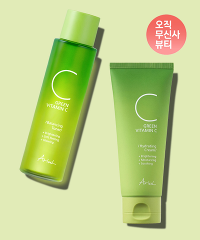 [Special Set] Green Vitamin C Balancing Toner + Hydrating Cream