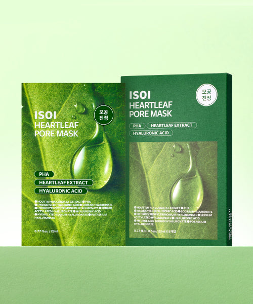 ISOI ISOI Houttuynia Cordata Pore Mask 23ml (set, 5 sheets)