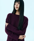 MIXXO MIXXO Knitwear Round Neck Loose Fit Pullover C