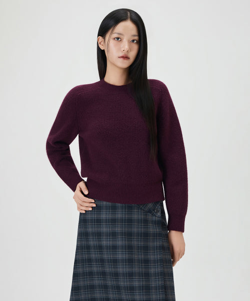 MIXXO MIXXO Knitwear Round Neck Pullover (C, S)