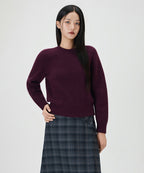 MIXXO MIXXO Knitwear Round Neck Pullover (C, S)