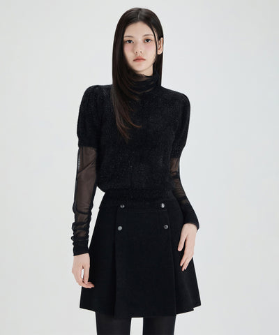 MIXXO Metal Wings Knitwear Short Sleeve