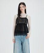 MIXXO MIXXO See-through Layered Bustier C/S