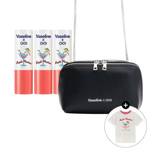 Vaseline Lip Therapy Color Care 4.2g (3 pieces) + X OIOI Collaboration Mini Crossbody Bag.
