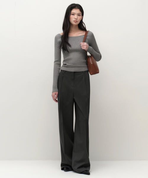 MUSINSA STANDARD WOMAN MUSINSA STANDARD WOMAN Slacks Gray