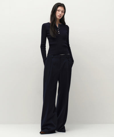 MUSINSA STANDARD WOMAN Slacks Navy