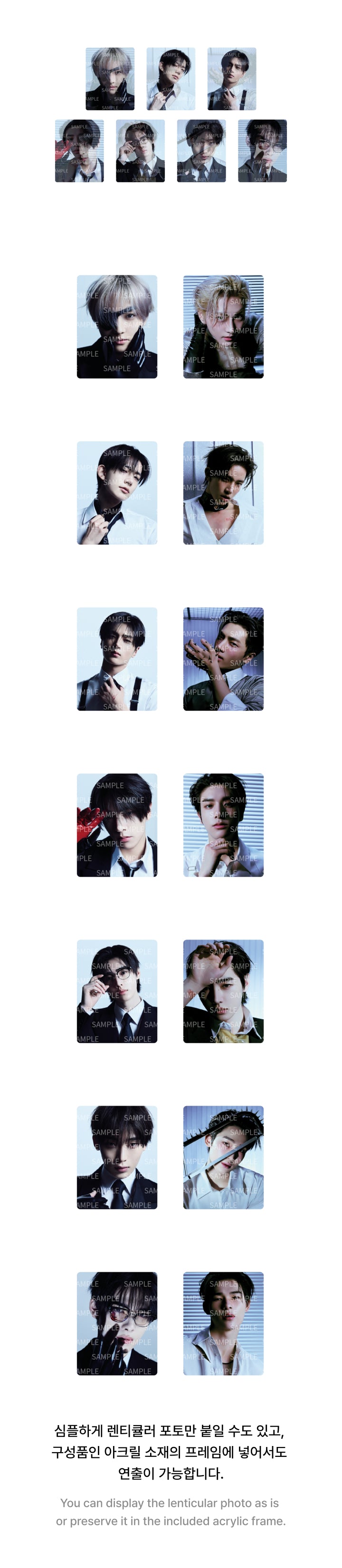Lenticular Photo Magnet Set detail 4