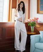 MUSINSA STANDARD WOMAN MUSINSA STANDARD WOMAN Denim Extra Wide Pants (Cream)