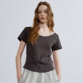 FRIVER07 Halter strap ringer t-shirt [FRSP07TS23]_Charcoal