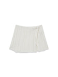 MATIN KIM MATIN KIM PUNCHING WRAP MINI SKIRT