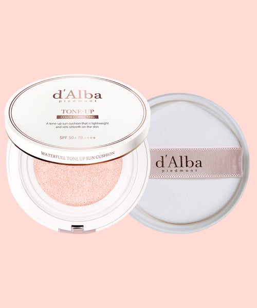 D'ALBA D'ALBA Waterful Tone-Up Sun Cushion SPF 50+ (15g Set)