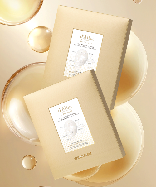 D'ALBA D'ALBA Signature Vita Capsule Hydrogel Mask 8 Sheets