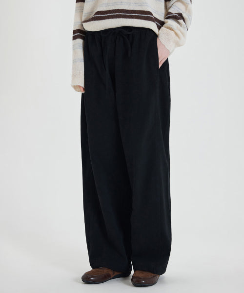 MIXXO MIXXO Brushed Cotton Wide Pants S
