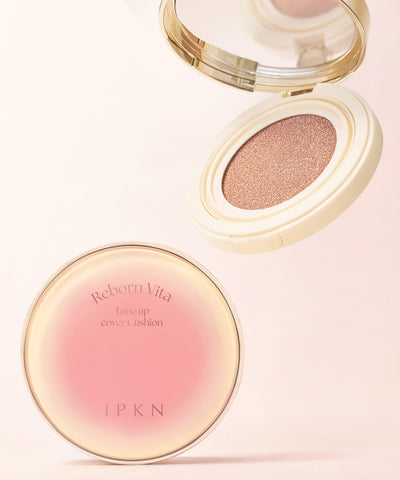 IPKN Ribbon Vita Tone Up Cover Cushion + Refill (2 Colors)