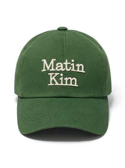 MATIN VOLUME LOGO BALL CAP in Green