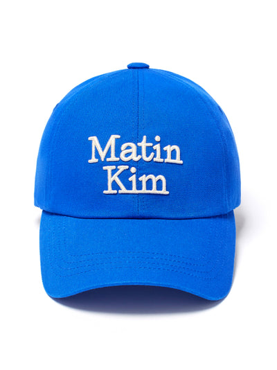 MATIN VOLUME LOGO BALL CAP in Blue